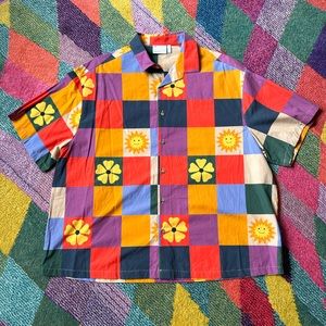 ASOS design multi-colored button up